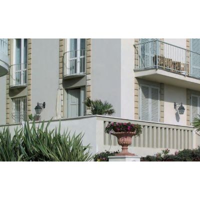 52213 LANTERNA DA PARETE PER ESTERNI IP23 COLORE NERO-RAME OPPURE SOLO NERO DIFFUSORE IN VETRO MADE IN ITALY Surya - Cristalensi