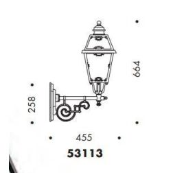 53113 LAMPADA DA PARETE PER ESTERNI IP23 NERA O ANTRACITE CON DIFFUSORE IN VETRO MADE IN ITALY Surya - Cristalensi Shop Online 2