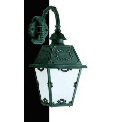 55210 LAMPADA DA PARETE PER ESTERNI IP23 NERO O ANTRACITE CON DIFFUSORE IN VETRO MADE IN ITALY Surya - Cristalensi Shop Online