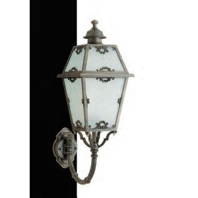 93110 LANTERNA CLASSICA A PARETE PER ESTERNI IP23 ANTRACITE O NERA DIFFUSORE IN VETRO MADE IN ITALY Surya - Cristalensi Shop Onl