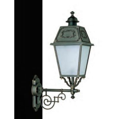 94113 LANTERNA CLASSICA A PARETE PER ESTERNI IP23 NERO-RAME DIFFUSORE IN VETRO MADE IN ITALY Surya - Cristalensi Shop Online