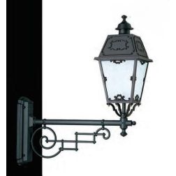 95115 LAMPADA CLASSICA A PARETE PER ESTERNI IP23 ANTRACITE O NERA DIFFUSORE IN VETRO MADE IN ITALY Surya - Cristalensi Shop Onli