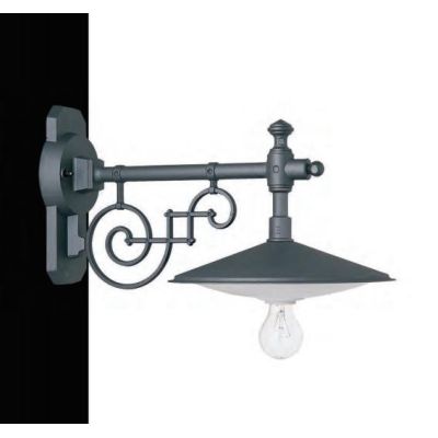 40213 LAMPADA DA PARETE CLASSICA PER ESTERNI IP23 ANTRACITE O NERA MADE IN ITALY Surya - Cristalensi Shop Online
