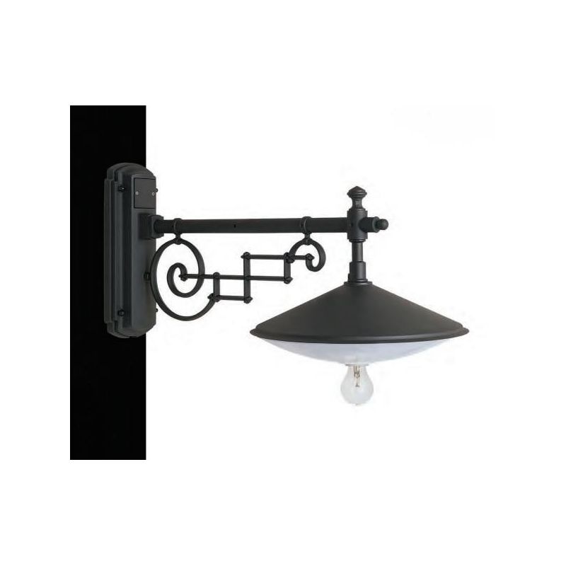 42215 LAMPADA DA PARETE CLASSICA PER ESTERNI IP23 ANTRACITE O NERA MADE IN ITALY ATTACCO E27 Surya - Cristalensi Shop Online