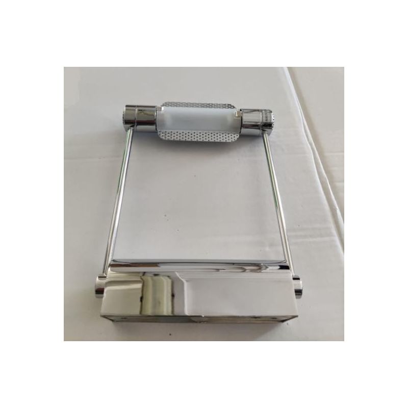 PAR145 APPLIQUE DA SPECCHIO IN METALLO CROMO LARGHEZZA CM 17 LAMPADINA R7S INCLUSA Pan International - Cristalensi Shop Online