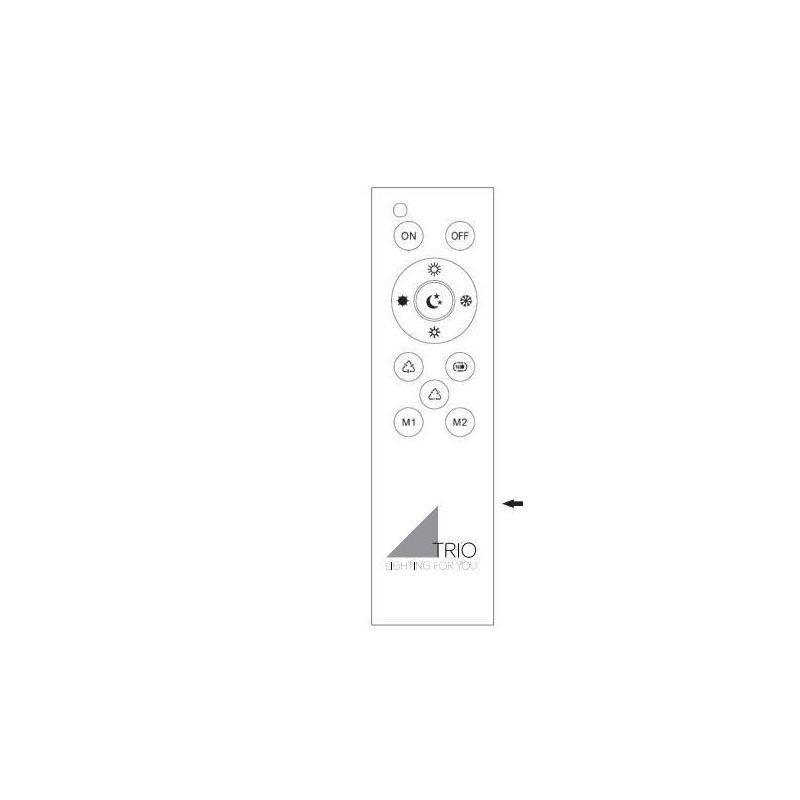 ARVIN PLAFONIERA MODULARE 5 BRACCI LUCE DIRETTA E INDIRETTA LED 30W DIMMERABILE RGBW TRIO LIGHTING - Cristalensi Shop Online