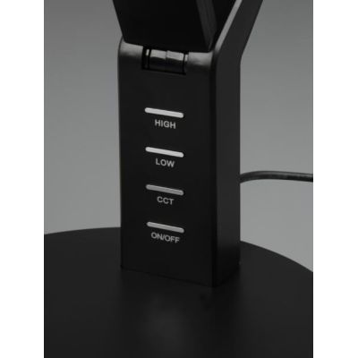 AVA LAMPADA DA TAVOLO ORIENTABILE BIANCA O NERA LED 5W TOUCH DIMMER E PRESA USB TRIO LIGHTING - Cristalensi Shop Online