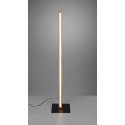 BELLARI PIANTANA IN LEGNO NATURALE LED 20W LUCE 3000K TOUCH DIMMER ALTEZZA CM 115 TRIO LIGHTING - Cristalensi Shop Online