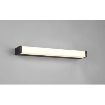 FABIO LAMPADA DA SPECCHIO IN METALLO NERO IP44 LED 6W LUCE 3000K LARGHEZZA CM 42,5 TRIO LIGHTING - Cristalensi Shop Online