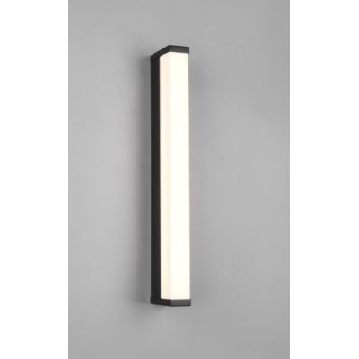 FABIO LAMPADA DA SPECCHIO IN METALLO NERO IP44 LED 6W LUCE 3000K LARGHEZZA CM 42,5 TRIO LIGHTING - Cristalensi Shop Online