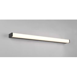 FABIO LAMPADA DA SPECCHIO IN METALLO NERO O CROMO IP44 LED 12W LUCE 3000K LARGHEZZA CM 80 TRIO LIGHTING - Cristalensi Shop Onlin