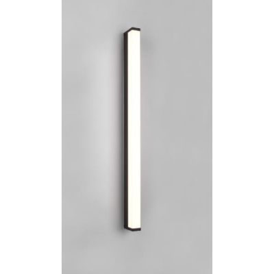 FABIO LAMPADA DA SPECCHIO IN METALLO NERO O CROMO IP44 LED 12W LUCE 3000K LARGHEZZA CM 80 TRIO LIGHTING - Cristalensi Shop Onlin