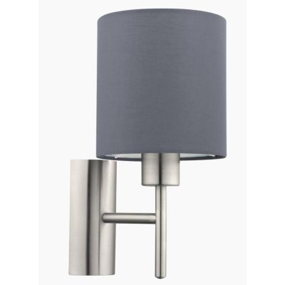 PASTERI APPLIQUE IN TESSUTO COLOR GRIGIO EGLO - Cristalensi Shop Online