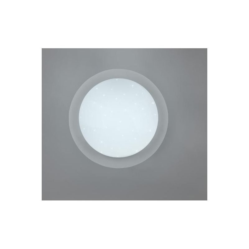 FRODENO PLAFONIERA D35 LED 12W TECNOLOGIA RGB IP44 CON TELECOMANDO EFFETTO STELLATO TRIO LIGHTING - Cristalensi Shop Online