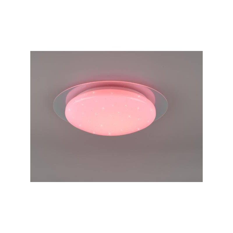 FRODENO PLAFONIERA D35 LED 12W TECNOLOGIA RGB IP44 CON TELECOMANDO EFFETTO STELLATO TRIO LIGHTING - Cristalensi Shop Online