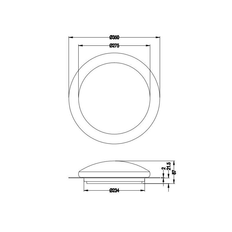FRODENO PLAFONIERA D35 LED 12W TECNOLOGIA RGB IP44 CON TELECOMANDO EFFETTO STELLATO TRIO LIGHTING - Cristalensi Shop Online