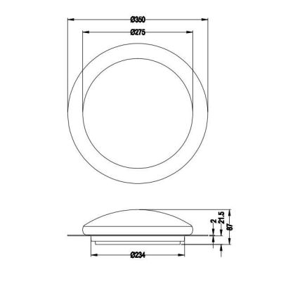 FRODENO PLAFONIERA D35 LED 12W TECNOLOGIA RGB IP44 CON TELECOMANDO EFFETTO STELLATO TRIO LIGHTING - Cristalensi Shop Online