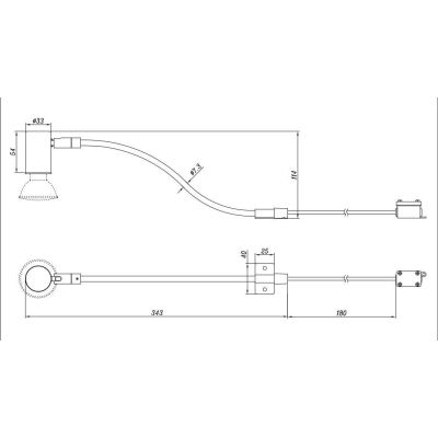 GIADA LAMPADA DA SPECCHIO ORIGINALE IN METALLO NERO O CROMO IP44 LAMPADINA GU10 DESIGN MODERNO TRIO LIGHTING - Cristalensi Shop 