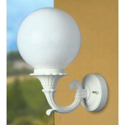 213 APPLIQUE IN ALLUMINIO CON DIFFUSORE IN POLICARBONATO Garden Luce - Cristalensi Shop Online