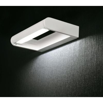 TUBE LED 12W APPLIQUE IN ALLUMINIO VERNICIATO DI BIANCO ORIENTABILE PROMOINGROSS - Cristalensi Shop Online