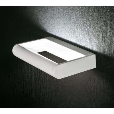 TUBE LED 12W APPLIQUE IN ALLUMINIO VERNICIATO DI BIANCO ORIENTABILE PROMOINGROSS - Cristalensi Shop Online