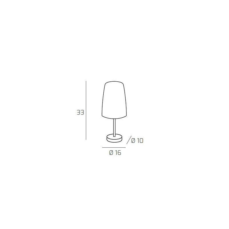 SHADED LUMETTO IN METALLO CON FINITURA CROMO CON DIFFUSORE A CONO IN VETRO AMBRA CROMO O RAME Top Light Illuminazione - Cristale
