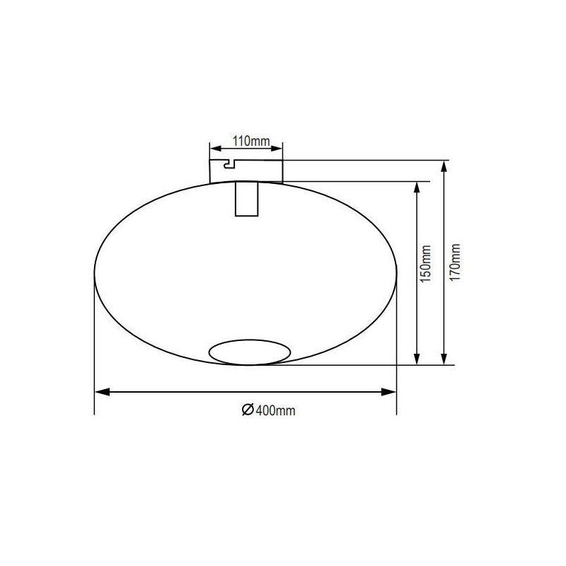 JOHANN PLAFONIERA VINTAGE A GABBIA APERTA DIAMETRO CM 40 3 FINITURE COLORE LAMPADINA E27 TRIO LIGHTING - Cristalensi Shop Online
