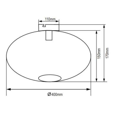 JOHANN PLAFONIERA VINTAGE A GABBIA APERTA DIAMETRO CM 40 3 FINITURE COLORE LAMPADINA E27 TRIO LIGHTING - Cristalensi Shop Online
