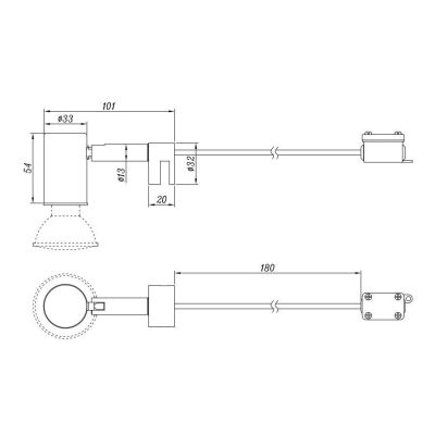 LORENZO APPLIQUE SPOT ORIENTABILE DA SPECCHIO CROMO O NERA IP44 ATTACCO GU10 DESIGN MODERNO TRIO LIGHTING - Cristalensi Shop Onl