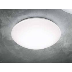 PAOLO PLAFONIERA LED 15W LUCE 3000K IP44 DIFFUSORE SATINATO BIANCO DIAMETRO CM 37 MODERNA TRIO LIGHTING - Cristalensi Shop Onlin 2