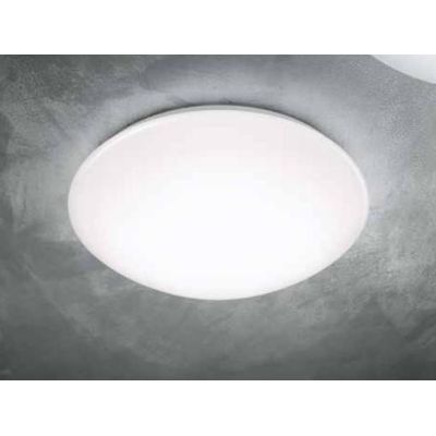PAOLO PLAFONIERA LED 15W LUCE 3000K IP44 DIFFUSORE SATINATO BIANCO DIAMETRO CM 37 MODERNA TRIO LIGHTING - Cristalensi Shop Onlin