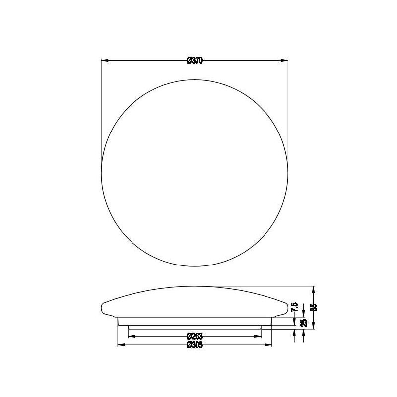 PAOLO PLAFONIERA LED 15W LUCE 4000K IP44 DIFFUSORE EFFETTO STELLATO DIAMETRO CM 37 MODERNA TRIO LIGHTING - Cristalensi Shop Onli