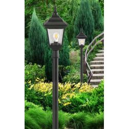 MARTE PALETTO CON LANTERNA H191 CM IN POLIMERO BIANCO VERDE O NERO Framon Augenti - Cristalensi Shop Online