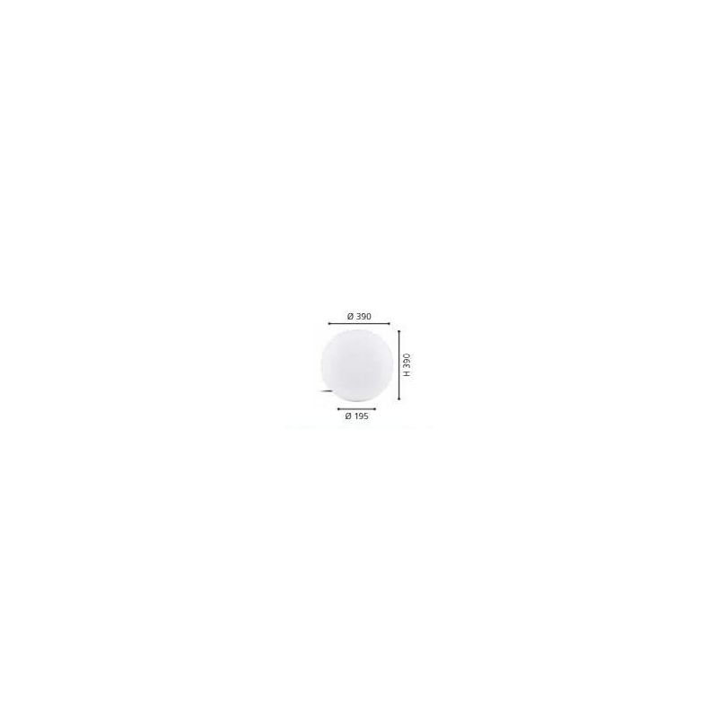 MONTEROLO LAMPADA DA GIARDINO A SFERA IP65 DIAMETRO CM 40 COLORE BIANCO MODERNA EGLO - Cristalensi Shop Online
