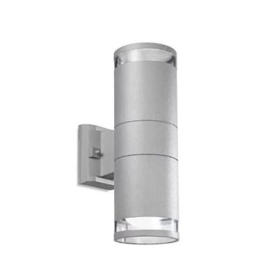 APPLIQUE PER ESTERNO IP54 ANTRACITE O GRIGIO ALLUMINIO LUCE SOPRA SOTTO MODERNO GEA LUCE - Cristalensi Shop Online