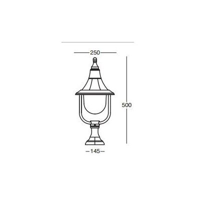VENERE LAMPADA DA TERRA ALTEZZA 50 CM IN POLIMERO NEI COLORI VERDE BIANCO E NERO Framon Augenti - Cristalensi Shop Online