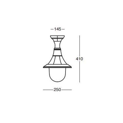 MERCURIO LAMPADA DA SOFFITTO PLAFONIERA IN POLIMERO NERO VERDE O BIANCO Framon Augenti - Cristalensi Shop Online