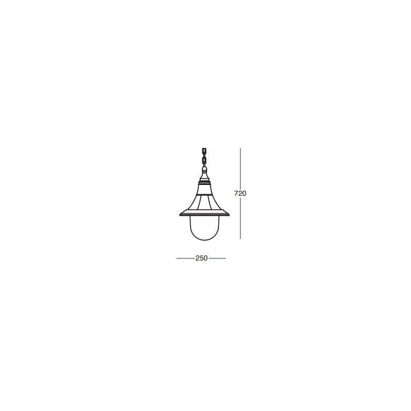 MERCURIO LAMPADA A SOSPENSIONE IN POLIMERO DI COLORE BIANCO NERO O VERDE Framon Augenti - Cristalensi Shop Online