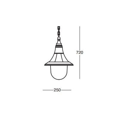 MERCURIO LAMPADA A SOSPENSIONE IN POLIMERO DI COLORE BIANCO NERO O VERDE Framon Augenti - Cristalensi Shop Online