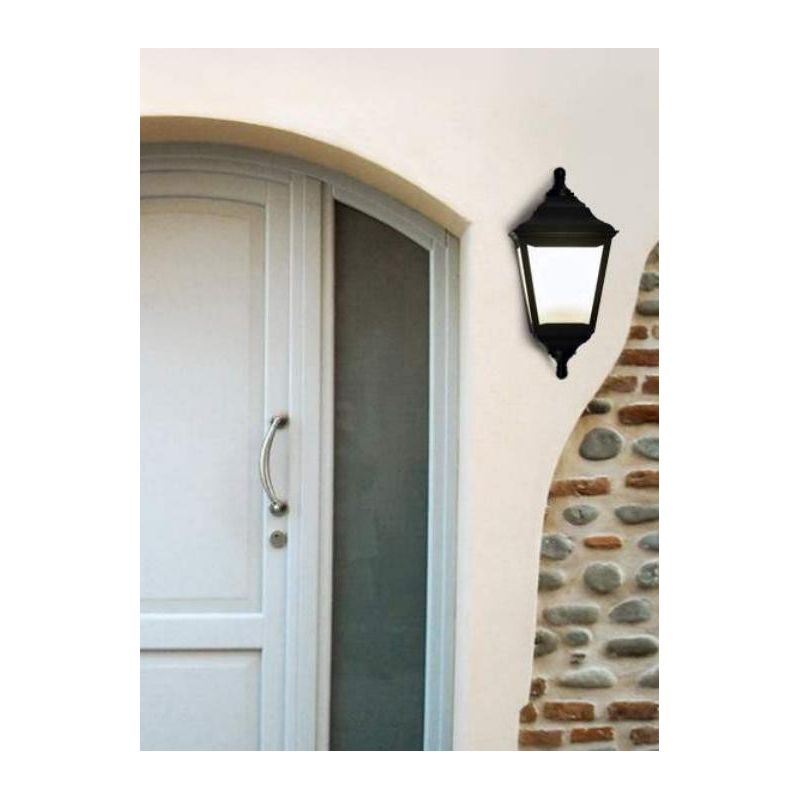 MARTE MEZZA LANTERNA IN POLIMERO NERO BIANCO O VERDE ECONOMICA Framon Augenti - Cristalensi Shop Online