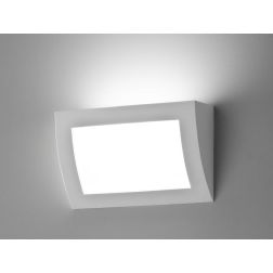 856 APPLIQUE IN GESSO VERNICIABILE A LED INTEGRATO DA 18W 3000K DI ISYLUCE ISYLUCE - Cristalensi Shop Online