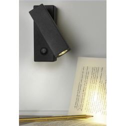 FARETTO SQUADRATO CON LUCE ORIENTABILE A LED LUCE 4000K MODERNO IN METALLO NERO CRISTALENSI LIGHT - Cristalensi Shop Online