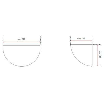 861 APPLIQUE ISYLUCE IN GESSO VERNICIABILE A LED INTEGRATO DA 12W ISYLUCE - Cristalensi Shop Online