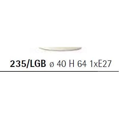 LAMPADA DA TAVOLO CLASSICA H40 IN CERAMICA BIANCA CON PARALUME IN TESSUTO COLORE SABBIA CRISTALENSI LIGHT - Cristalensi Shop Onl