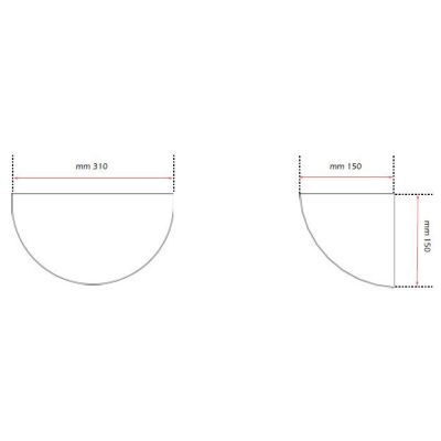 862 APPLIQUE ISYLUCE IN GESSO GRANDE VERNICIABILE A LED INTEGRATO DA 18W ISYLUCE - Cristalensi Shop Online