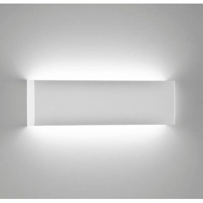 901 APPLIQUE RETTANGOLARE PICCOLO IN METALLO BIANCO O NERO LED DA 18W LUCE 3000K O 4000K ISYLUCE - Cristalensi Shop Online