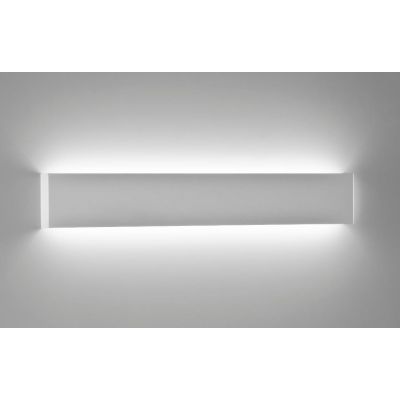 902 APPLIQUE RETTANGOLARE MEDIO IN METALLO BIANCO O NERO LED 24W LUCE 3000K O 4000K ISYLUCE ISYLUCE - Cristalensi Shop Online