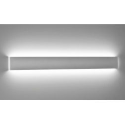 903 APPLIQUE GRANDE RETTANGOLARE IN METALLO BIANCO O NERO LED 36W LUCE 3000K O 4000K ISYLUCE - Cristalensi Shop Online 2