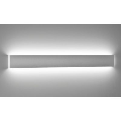 903 APPLIQUE GRANDE RETTANGOLARE IN METALLO BIANCO O NERO LED 36W LUCE 3000K O 4000K ISYLUCE - Cristalensi Shop Online