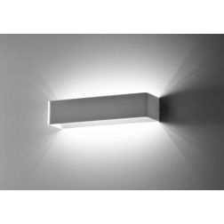906 CUBO GRANDE IN ALLUMINIO VERNICIATO DI BIANCO A LED INTEGRATO DA 12W ISYLUCE - Cristalensi Shop Online 2